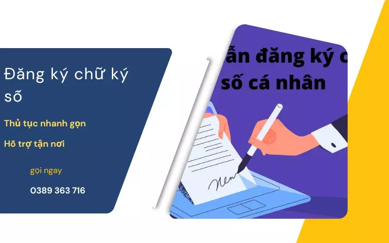 Đăng ký chữ ký điện tử