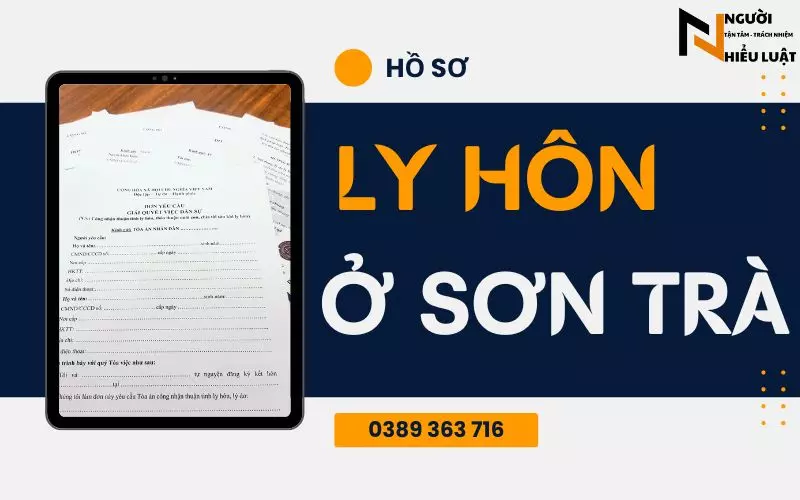 Hồ sơ ly hôn quận Sơn Trà