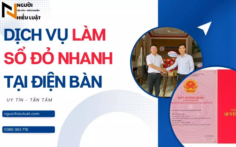 Dịch vụ làm sổ đỏ nhanh tại Điện Bàn, Quảng Nam