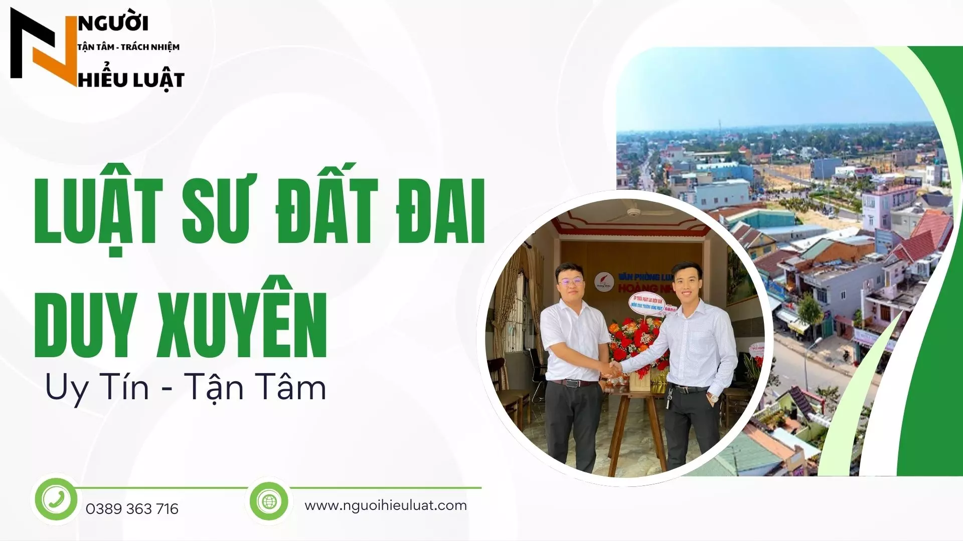 Luật sư đất đai Duy Xuyên, Quảng Nam uy tín, tận tâm