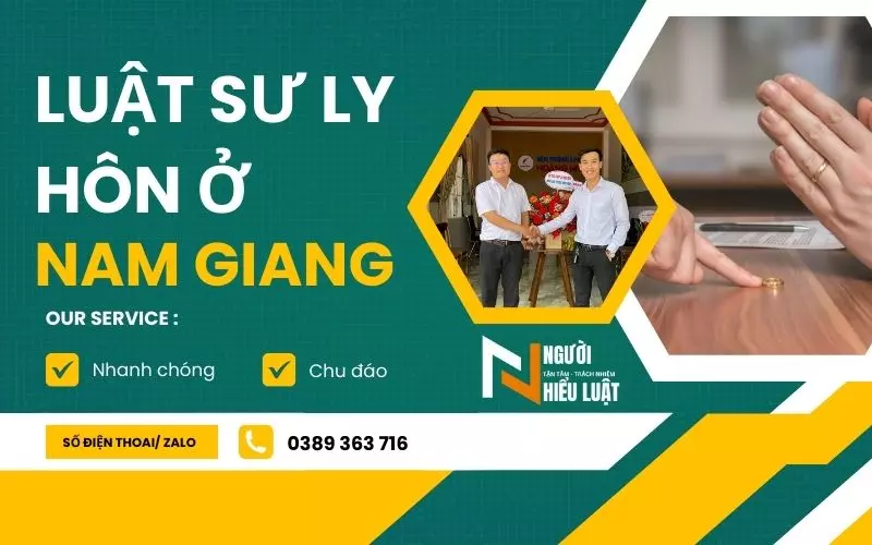 Luật sư ly hôn ở Nam Giang