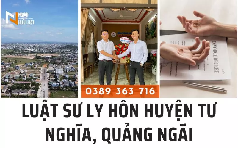 Luật sư ly hôn huyện Tư Nghĩa, Quảng Ngãi
