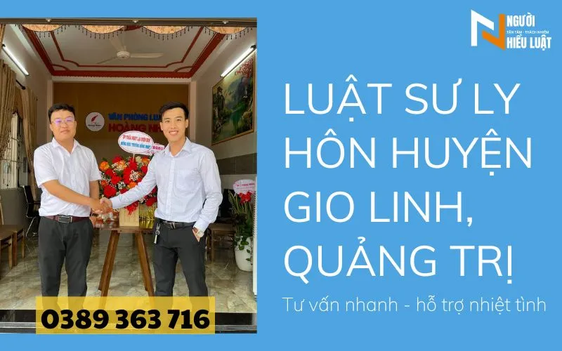 Luật sư ly hôn huyện Gio Linh, Quảng Trị, nhanh chóng, bảo mật