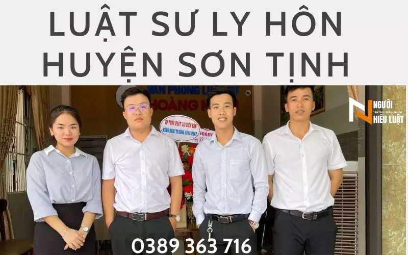 Luật sư ly hôn huyện Sơn Tịnh, Quảng Ngãi nhanh chóng, tin cậy