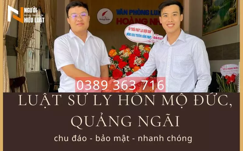 Luật sư ly hôn Mộ Đức, Quảng Ngãi vững chuyên môn, giỏi pháp lý