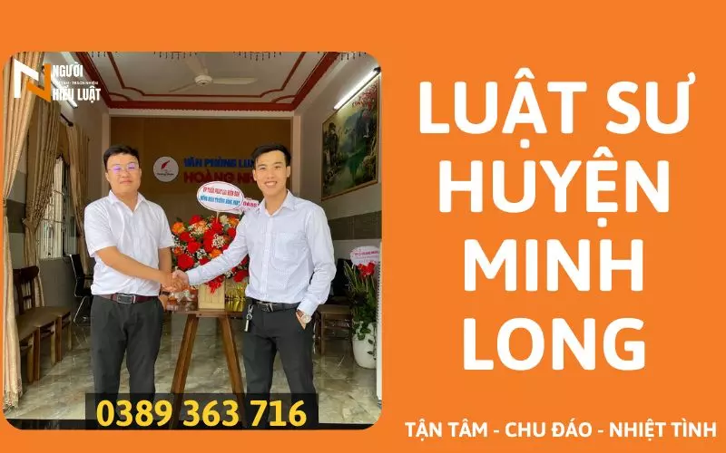 Văn phòng Luật sư huyện Minh Long, pháp lý cao, chuyên môn vững