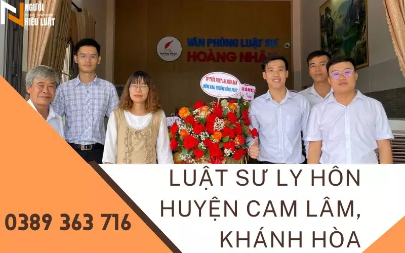 Luật sư ly hôn huyện Cam Lâm, tỉnh Khánh Hòa, uy tín, tận tâm