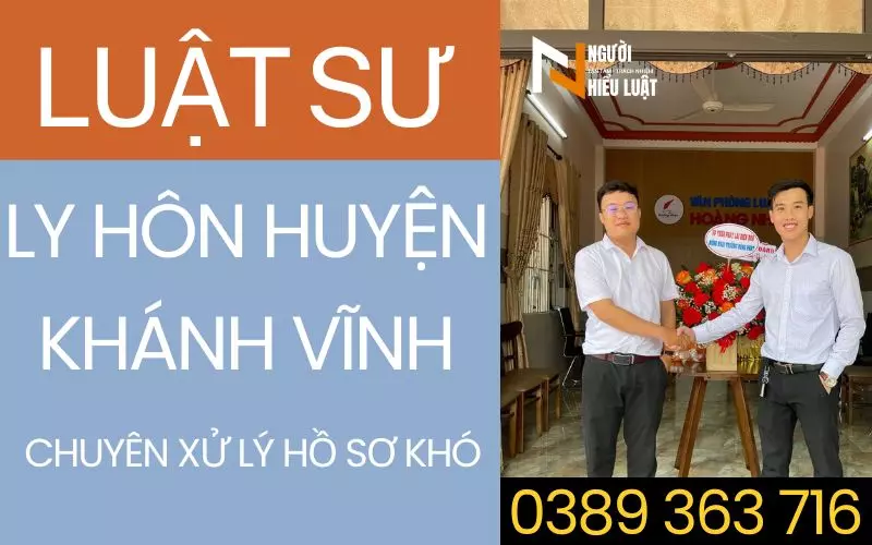 Luật sư ly hôn  Khánh Vĩnh, Khánh Hòa, xử lý ly hôn trọn gói