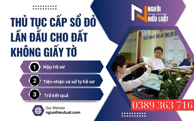 Thủ tục cấp sổ cho đất không giấy tờ