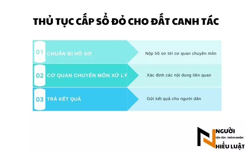 Thủ tục cấp sổ đỏ cho đất canh tác