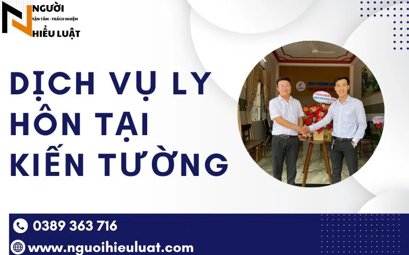 Dịch vụ ly hôn tại Kiến Tường