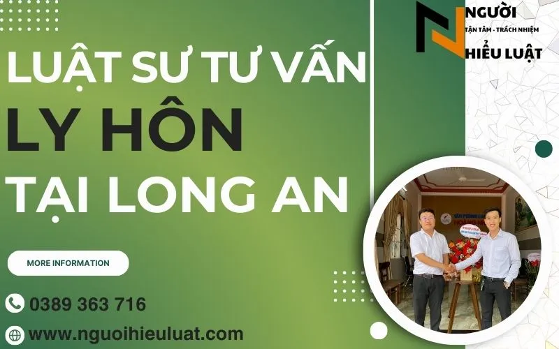 Luật sư ly hôn tại Long An nhanh chóng, uy tín