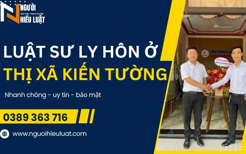 Luật sư ly hôn tại thị xã Kiến Tường, Long An