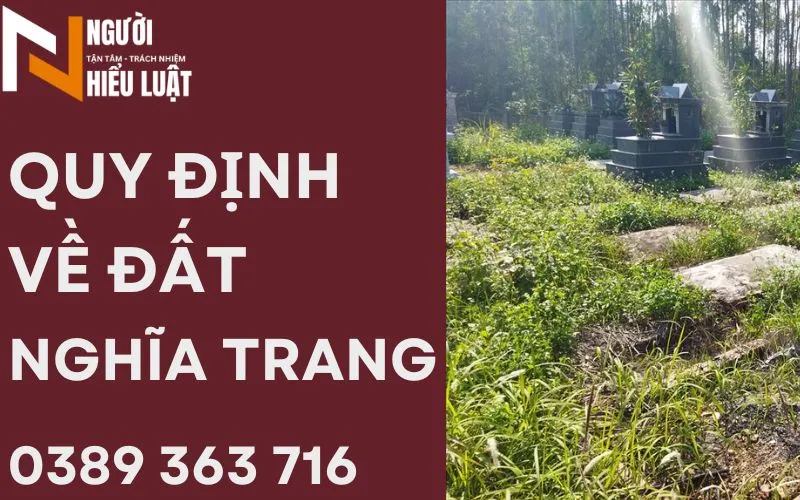 Quy định về đất nghĩa trang