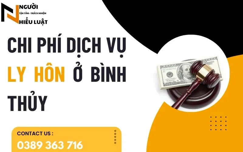 Chi phí dịch vụ ly hôn ở Bình Thủy