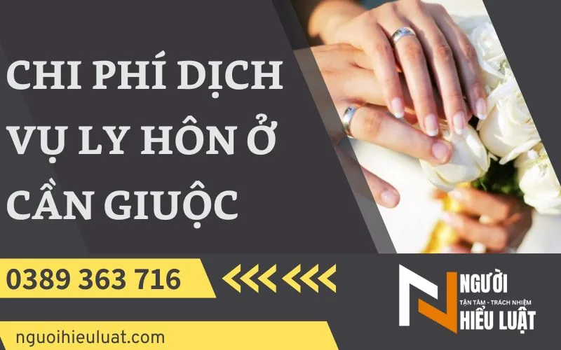 Chi phí dịch vụ ly hôn tại Cần Giuộc