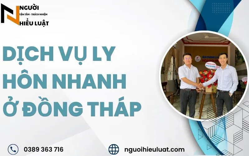 Gói dịch vụ ly hôn đồng tháp