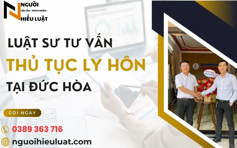 Luật sư tư vấn thủ tục ly hôn tại Đức Hòa