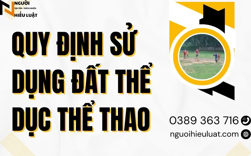 Quy định sử dụng đất DTT