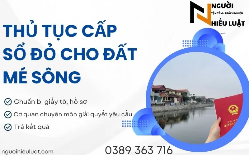 Thủ tục cấp sổ đỏ cho đất mé sông