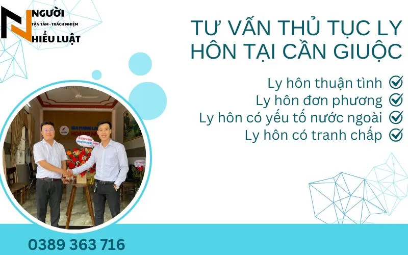 Tư vấn thủ tục ly hôn ở Cần Giuộc