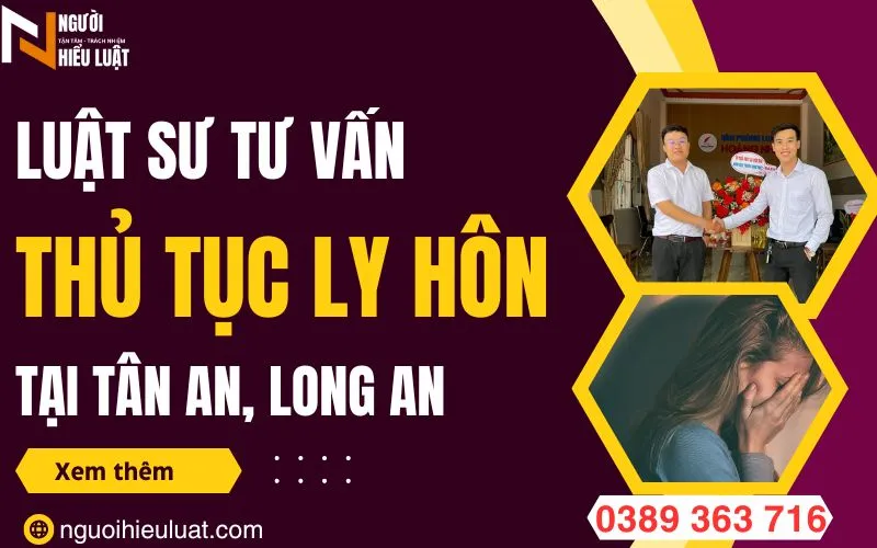 Tư vấn thủ tục ly hôn ở Tân An