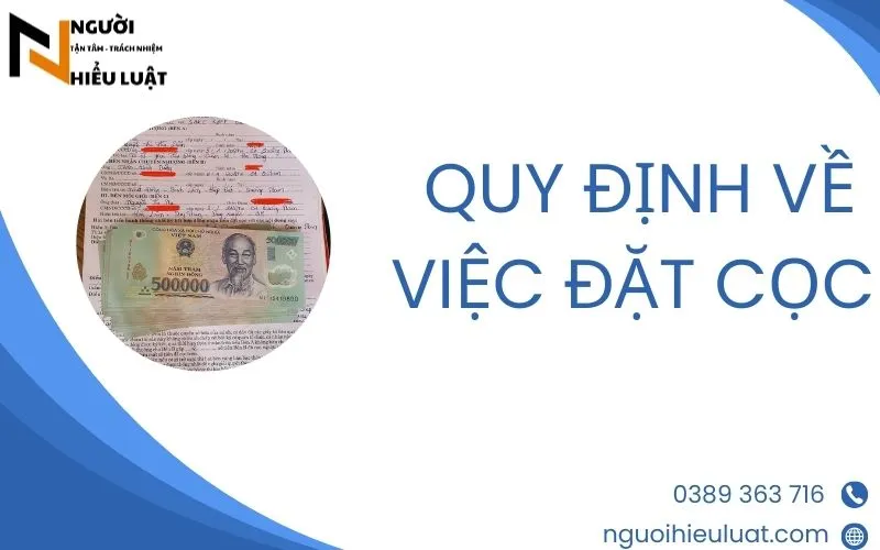 Quy định việc đặt cọc