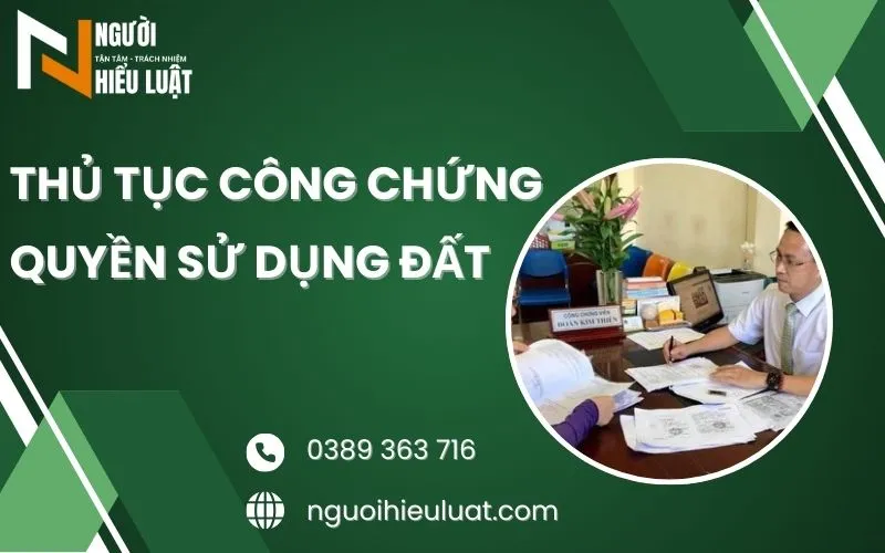 Thủ tục công chứng về mua bán đất