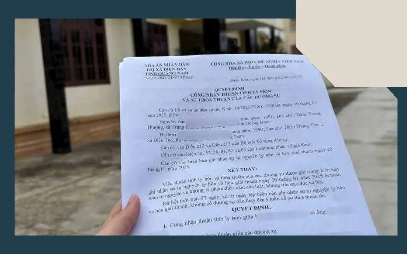 Thành công khi hỗ trợ ly hôn thuận tình cho khách hàng