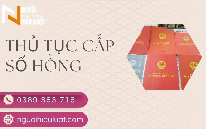 Thủ tục cấp sổ hồng