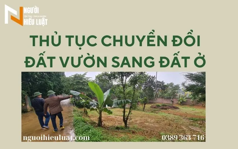 Thủ tục chuyển đổi đất rừng sang đất ở