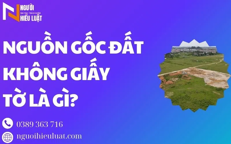 Nguồn gốc đất không giấy tờ là gì?