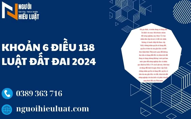 Khoản 6 Điều 138 Luật Đất đai 2024: Cấp Sổ Đỏ Đất Nông Nghiệp Không Giấy Tờ
