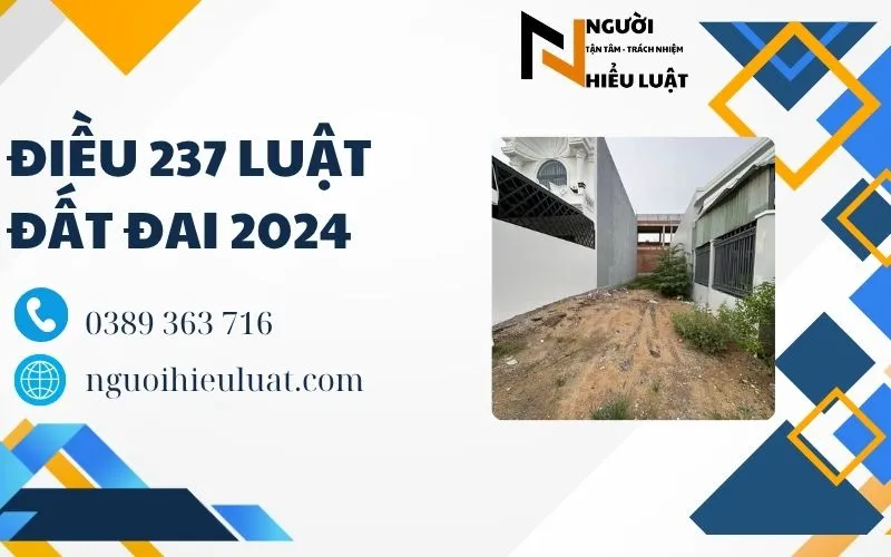Quy định về khiếu nại, khởi kiện theo Điều 237 luật đất đai 2024