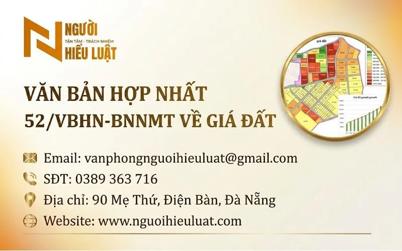 Điểm Mới & Nổi Bật Của Văn Bản Hợp Nhất 52/VBHN-BNNMT Về Giá Đất